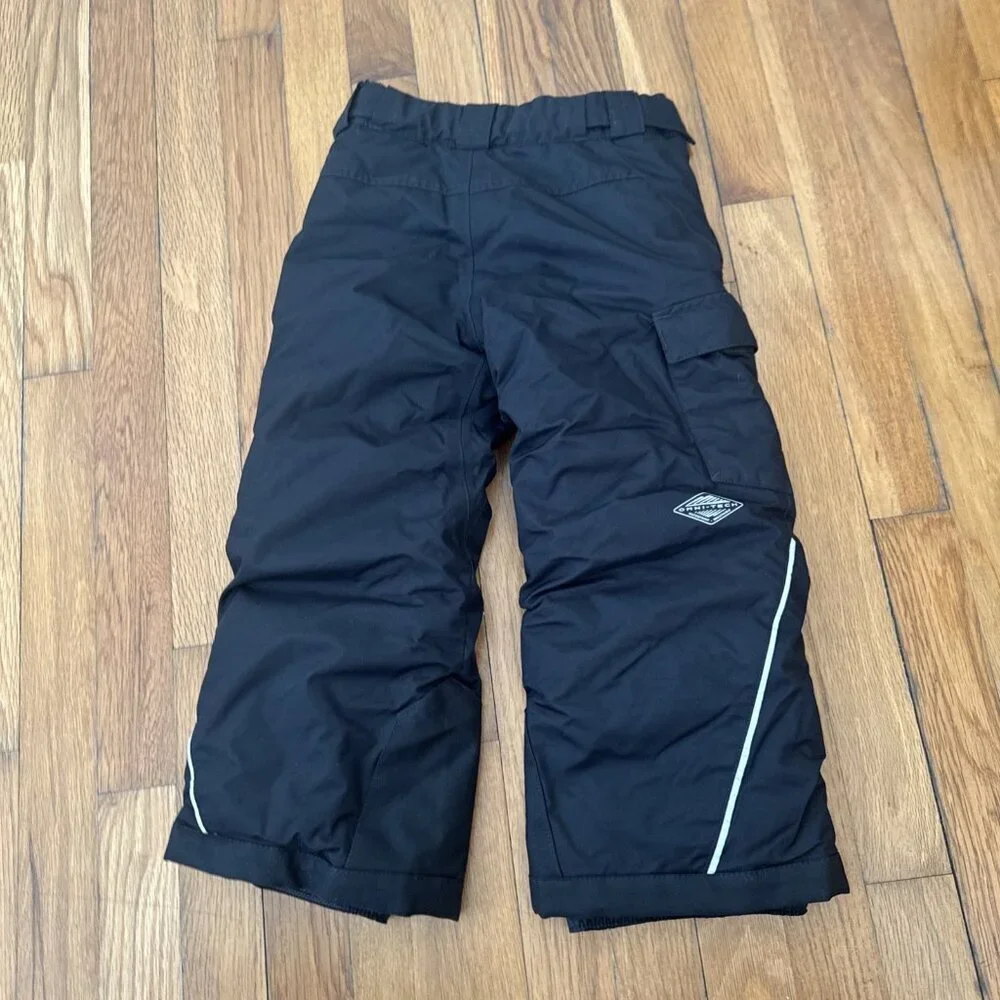 Columbia Snow Pants Kids XXS Black Omni Heat Ski outgrown